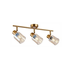 Спот Italux SPL-65342-3-BRO-AMB Santia E14 3x40W IP20 Gold
