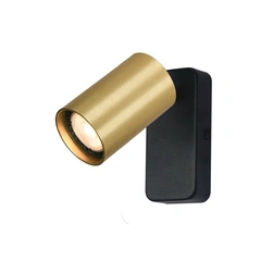 Бра Italux WL-23436-1-BK-GD Nesto GU10 1x10W IP20 Gold