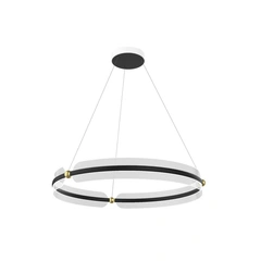 Люстра Italux PND-62738-53W-3K-BK-GD Faris Led 1x53W 3000K 3600Lm IP20