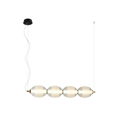 Підвісний світильник Italux PND-45372-4-WH-CL Rinot Led 4x29W 3000K 1600Lm IP20
