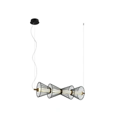 Підвісний світильник Italux PND-63849-4-BK Sanke Led 4x15W 3000K 600Lm IP20 Bk