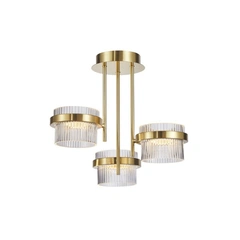 Підвісний світильник Italux PND-77362-3-24W-GD Tiara Led 3x24W 3000K 2603Lm IP20