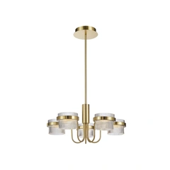 Підвісний світильник Italux PND-77362-5-40W-GD Tiara Led 5x40W 3000K 4405Lm IP20