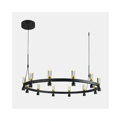 Підвісний світильник Italux PND-83812-24 Almelo Led 24x50.4W 3000K 3103Lm IP20 Bl