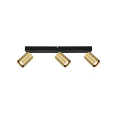 Спот Italux SPL-23436-3-BK-GD Nesto GU10 3x10W IP20 Gold