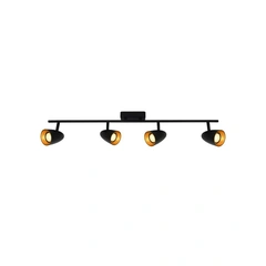 Спот Italux SPL-36748-4-BK-GD Tino GU10 4x10W IP20 Bk