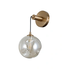 Бра Italux WL-54456-1-HB-AMB Perlos G9 1x5W IP20 Brass