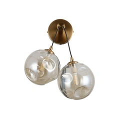 Бра Italux WL-54456-2-HB-AMB Perlos G9 2x5W IP20 Brass