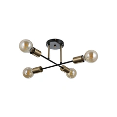 Люстра Italux PND-4052-4-BL-HBR Formio E27 4x40W IP20