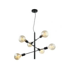 Підвісний світильник Italux MDM3582/6 Madalyn E27 6x40W IP20 Bl