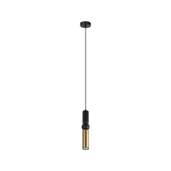 Підвісний світильник Italux PND-14290-1-BK-BRO Isidora GU10 1x25W IP20 Gold