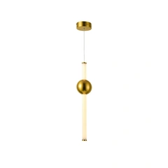 Підвісний світильник Italux PND-16357-ca-1 Halling Led 1x13.3W 3000K 1215Lm IP20 Gold