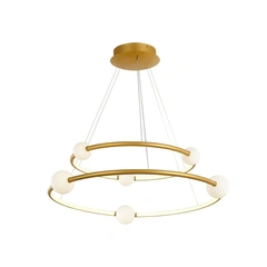Підвісний світильник Italux PND-20112035-2A-GD Lozanna Led 2x86W 3000K 4600Lm IP20