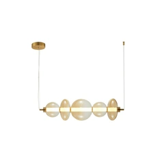 Підвісний світильник Italux PND-24352-40W-AB-AMB Sonte Led 1x40W 3000K 5094Lm IP20 Gold