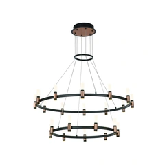 Підвісний світильник Italux PND-280110130-21B-MBL Alamo Led 21x84W 3000K 3360Lm IP20