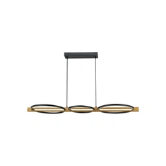 Підвісний світильник Italux PND-55362-40W-WO Natano Led 3x38W 3000K 1600Lm IP20 Bl