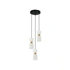 Підвісний світильник Italux PND-57602-3-BK+BRO Monza E27 3x40W IP20 Bl