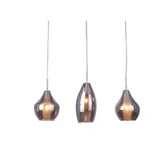 Подвесной светильник AZzardo Amber Milano 3 AZ2149 chrome