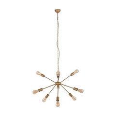 Люстра Nowodvorski 9130 Rod E27 9x60W IP20 Gold