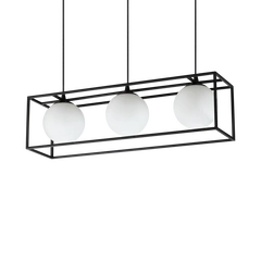 Підвісна люстра LINGOTTO 3 BK Ideal Lux 304144