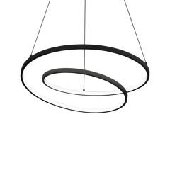 Світлодіодна люстра підвісна OZ DALI d80 BK Ideal Lux 304588