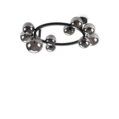 Стельова люстра PERLAGE 10 BK/SM Ideal Lux 309286