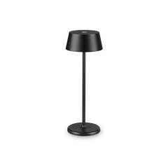 Настільна лампа вулична акумуляторна PURE LED BK Ideal Lux 311678