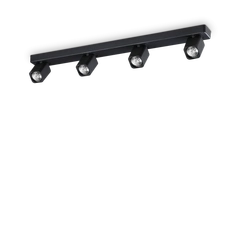 Спот RUDY SQ 4 BK Ideal Lux 321523