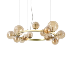 Підвісна люстра PERLAGE 14 BS/AM Ideal Lux 322797