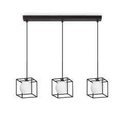 Підвісна люстра LINGOTTO 3 G9 BK Ideal Lux 327846