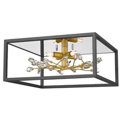 Стельова люстра SPRING BK/GO ZumaLine C0578-04A-B5TF