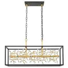 Підвісна люстра SPRING BK/GO ZumaLine P0578-06C-P7TF