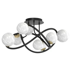 Стельова люстра NISYRO ZumaLine MX4922-8-EBGN