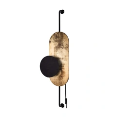 Бра Nowodvorski 8430 Wheel lux G9 1x12W IP20 Gold