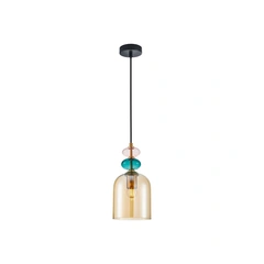 Підвісний світильник Italux PND-30263-1B-BRO-AMB Busco E27 1x40W IP20 Gold