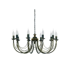 Люстра Nowodvorski 206 Ares E14 10x60W IP20 Brown