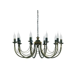 Люстра Nowodvorski 206 Ares E14 10x60W IP20 Brown