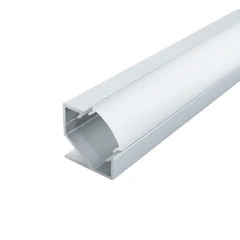 LED-профіль кутовий анодований економ, 2 метра (ЛПУ17е_1)