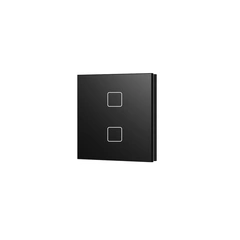 Панель LED димера DEYA ZigBee на 2 зони (TS2(WZS)-Black)