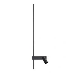 Настінний світильник, бра Nowodvorski 11425 Easy Left GU10 MR11 10W + LED 11W 3000K 380Lm IP20 Чорний