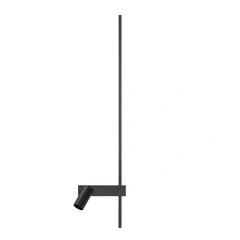 Настінний світильник, бра Nowodvorski 11426 Easy Right GU10 MR11 10W + LED 11W 3000K 380Lm IP20 Чорний