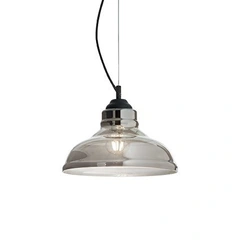 Подвесной светильник Ideal Lux 112343 Bistro Plate Smoked Glass