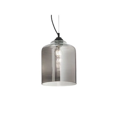 Подвесной светильник Ideal Lux 112312 Bistro Square Smoked Glass