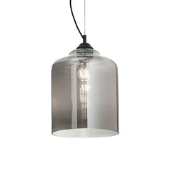 Подвесной светильник Ideal Lux 112312 Bistro Square Smoked Glass