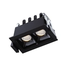 Світильник точковий врізний KLOODI KD-POINT 2X2 4W 3K BK