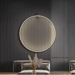 Настінний світильник Round Led Black D-800