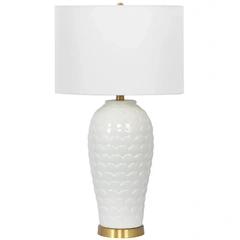 Настільна лампа CosmoLight MURCIA T01033BR-WH