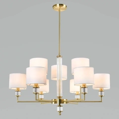 Люстра CosmoLight SUTTON P09685BR-WH