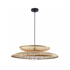 Люстра в стилі бохо, підвісний світильник Goldlux 329103 Bali E27 1x20W IP20 Бежевий