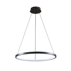 Підвісний світильник, люстра Goldlux 329158 Lea 1 Led 1x20W 4000K 2600Lm IP20 Чорний
